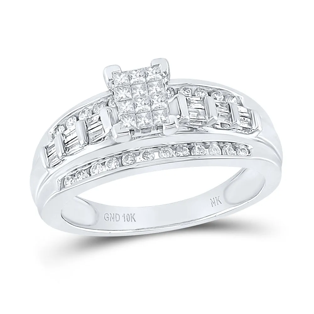 1/2CT-DIA NK FASHION RING S6.5