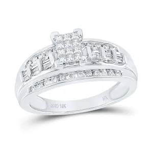 1/2CT-DIA NK FASHION RING S6.5