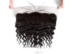 13x4 Lace Closure | RAW HAIR Indian Temple | Curly