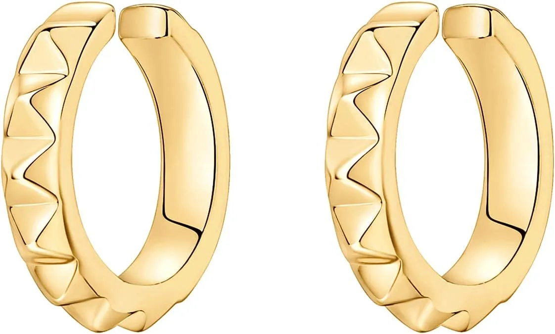 14K Gold Clip On Earrings