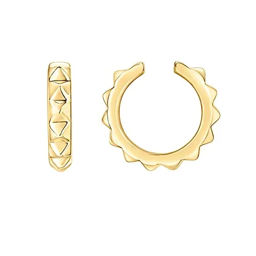14K Gold Clip On Earrings