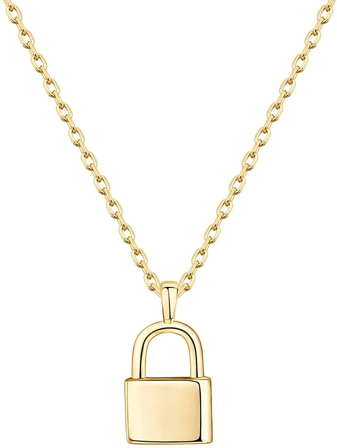 14K Gold Plated Dainty Pendant Necklace