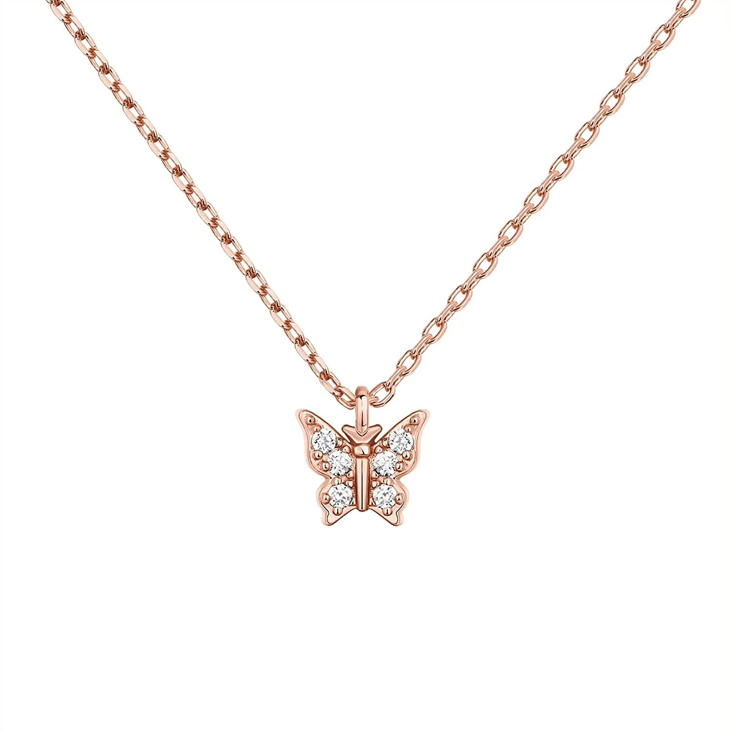 14K Gold Plated Dainty Pendant Necklace