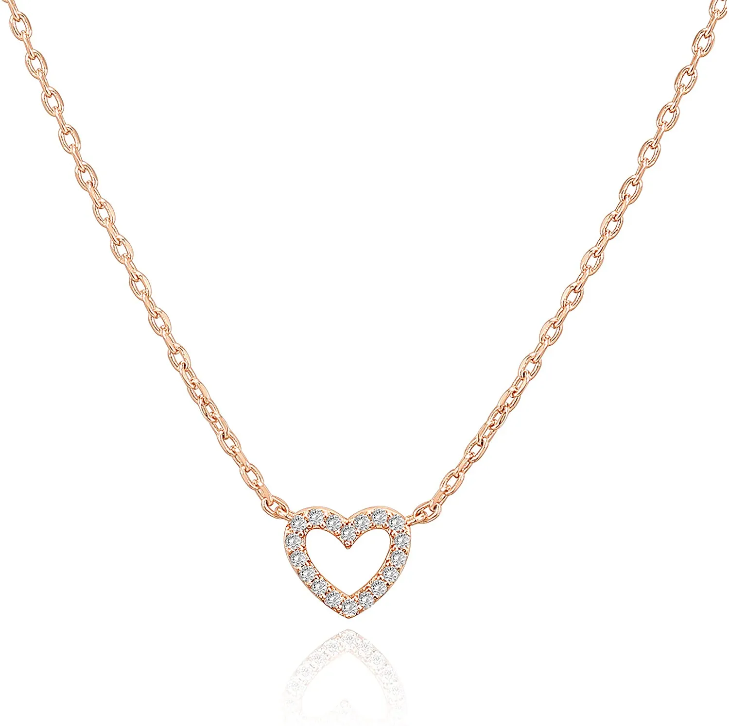 14K Gold Plated Dainty Pendant Necklace