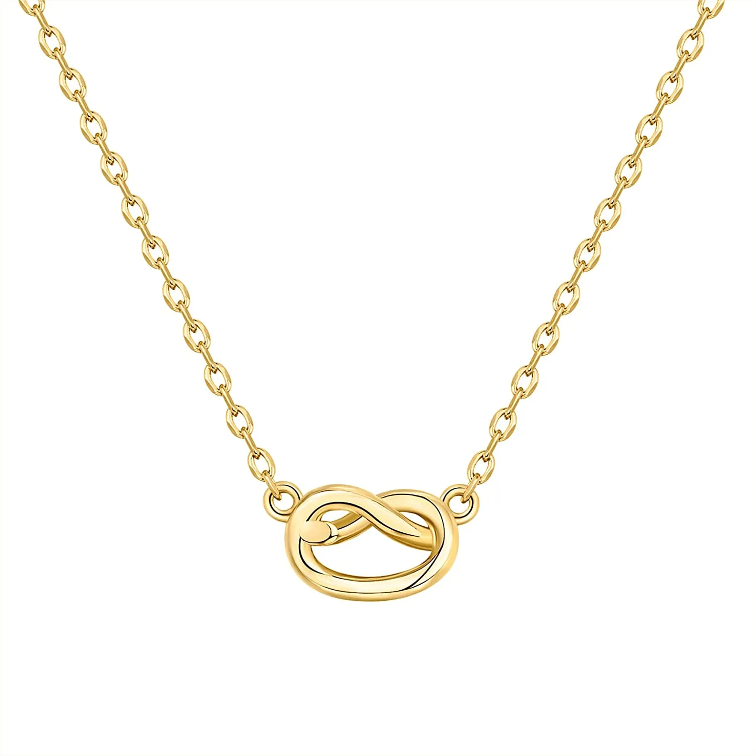 14K Gold Plated Dainty Pendant Necklace