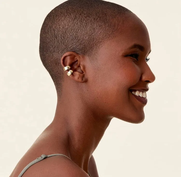 14k Rose Gold Ear Cuff Earrings