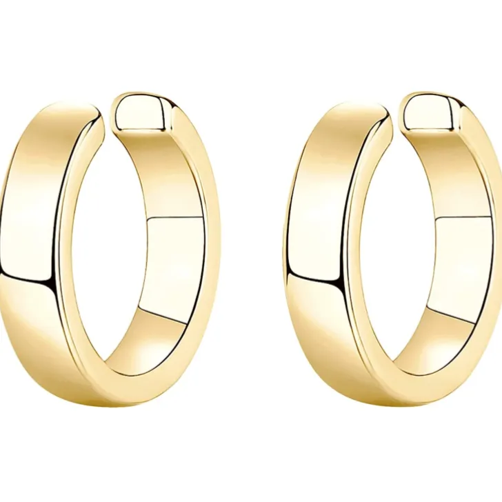 14K Yellow Gold Ear Cuff Earrings-Women's Jewelry