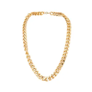 18K Gold-Plated Curb Chain Necklace