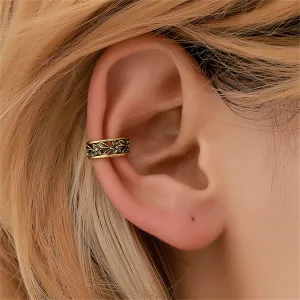 18K Gold-Plated Floral Filigree Ear Cuff