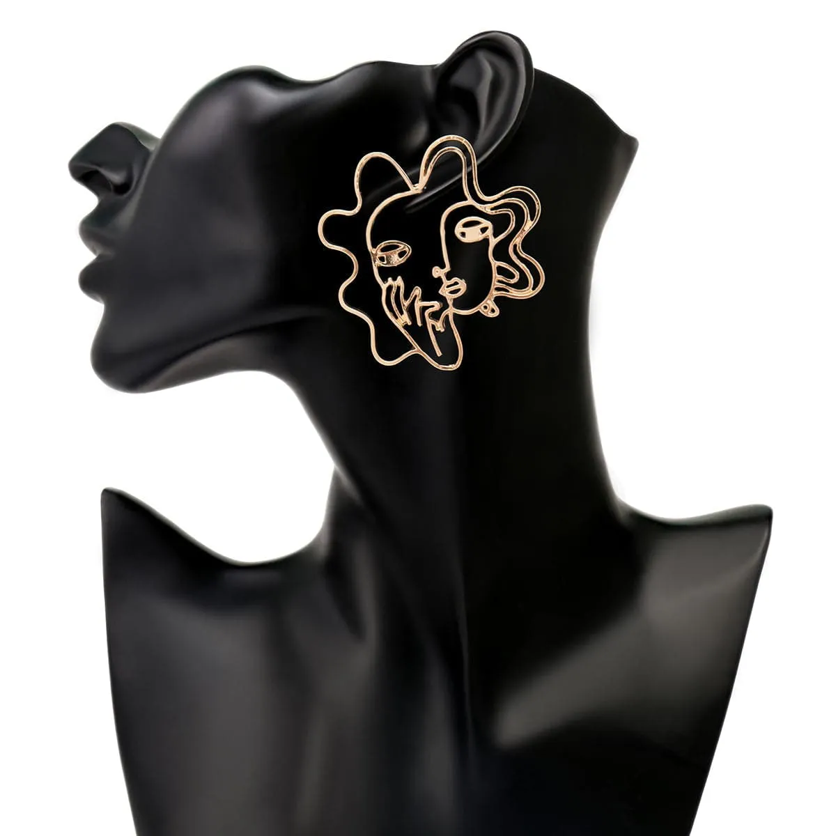 18K Gold-Plated Woman Filigree Drop Earrings