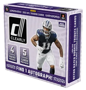 2023 Panini Clearly Donruss Football Hobby Box