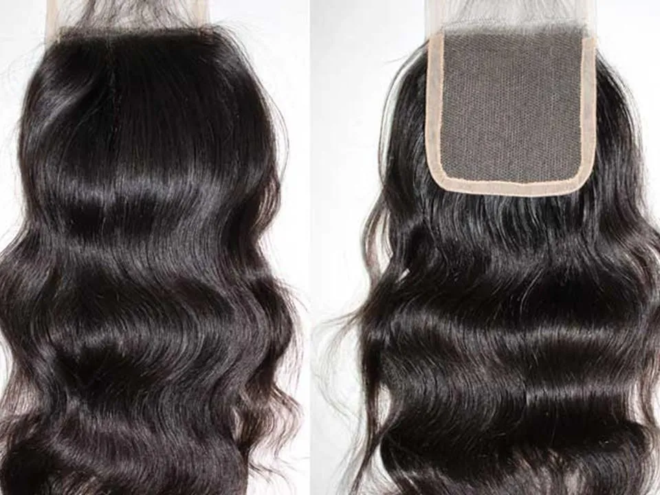 4x4 Lace Closure | RAW HAIR Indian Temple | Curly