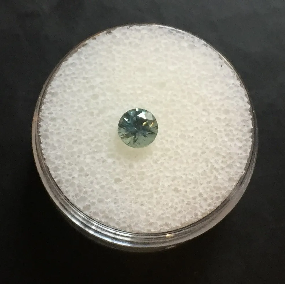 .63 CT. ROUND CUT MEDIUM PASTEL SKY BLUE MONTANA SAPPHIRE