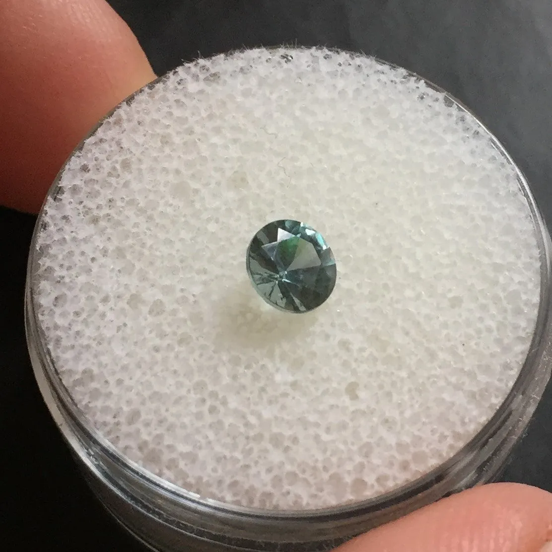 .63 CT. ROUND CUT MEDIUM PASTEL SKY BLUE MONTANA SAPPHIRE