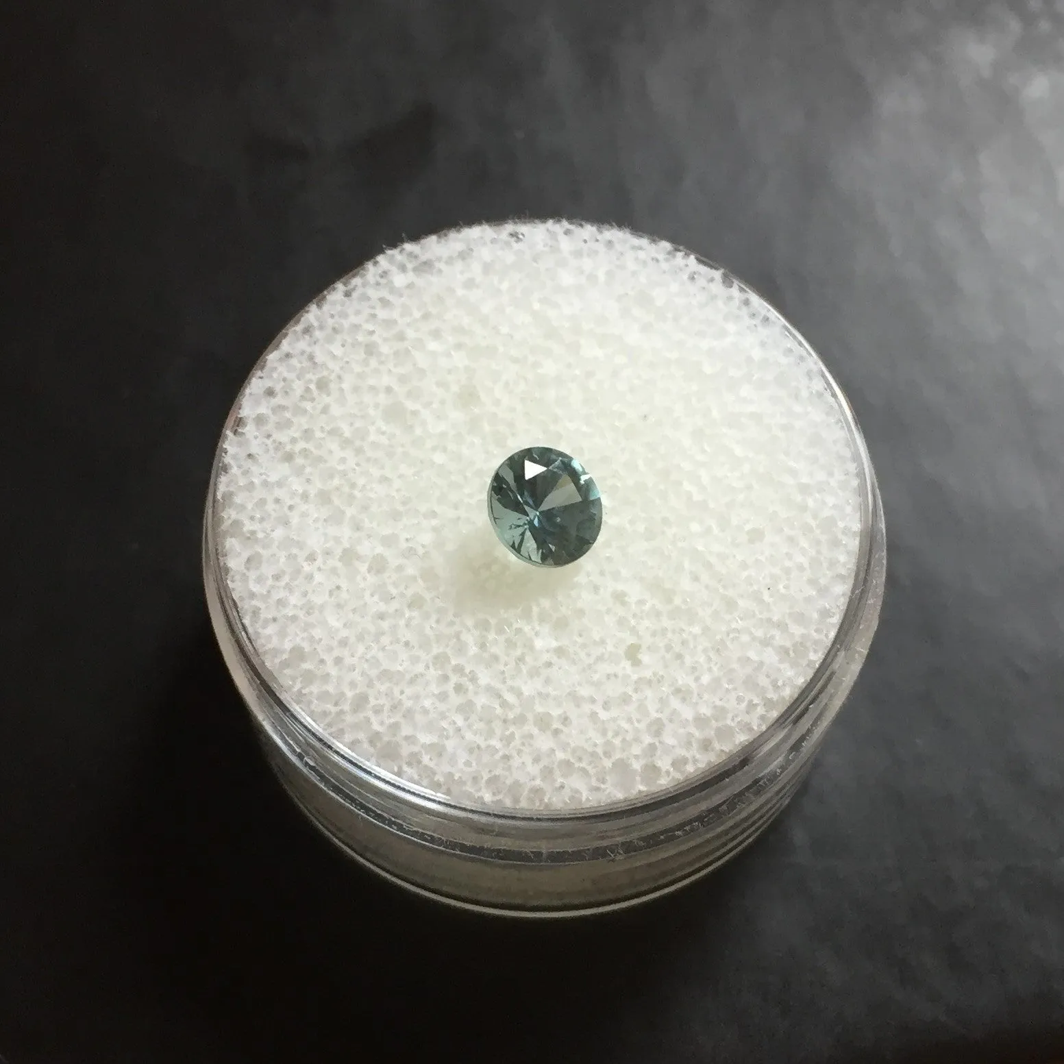 .63 CT. ROUND CUT MEDIUM PASTEL SKY BLUE MONTANA SAPPHIRE