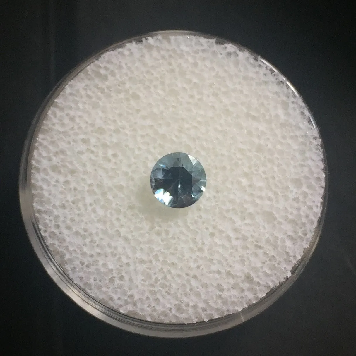 .65 CT. SPARKLING ROUND CUT LEVI BLUE MONTANA SAPPHIRE