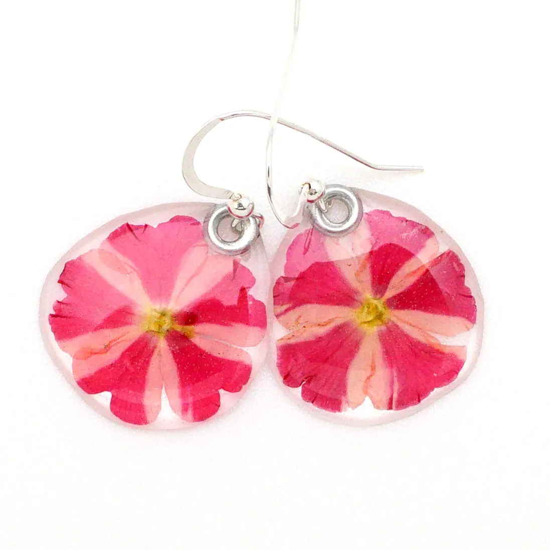 69107 Candy Striped Verbena Earrings
