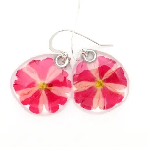 69107 Candy Striped Verbena Earrings