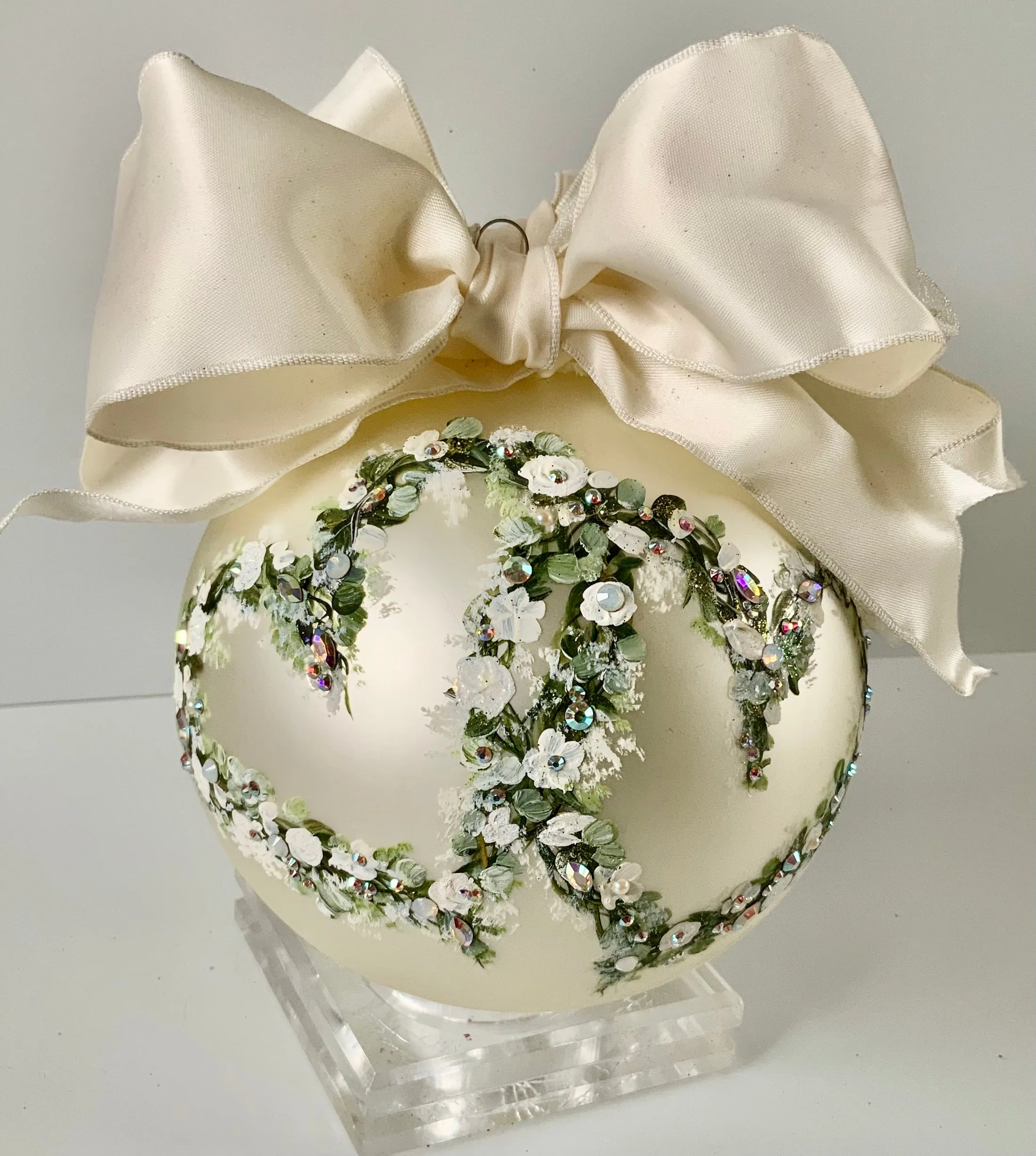 6" FLORAL HEARTS
