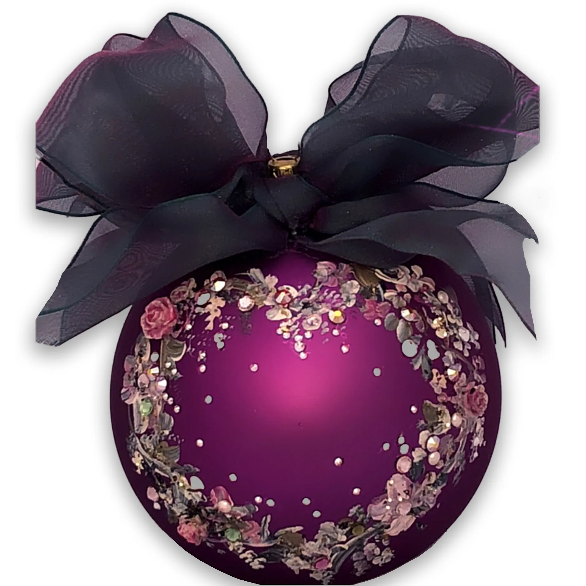 6" FLORAL HEARTS
