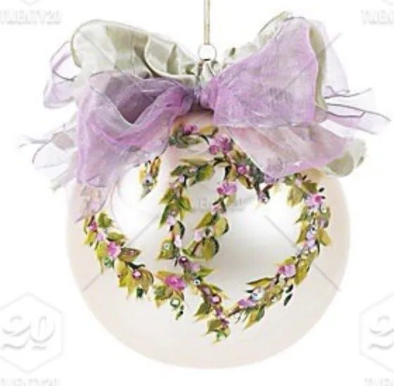 6" FLORAL HEARTS