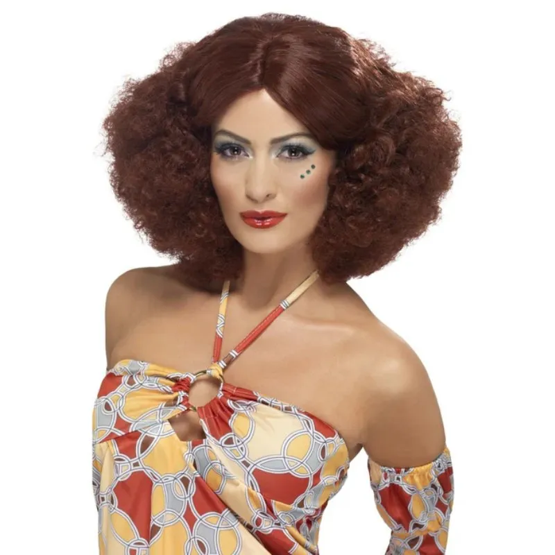 70s Afro Wig, Auburn