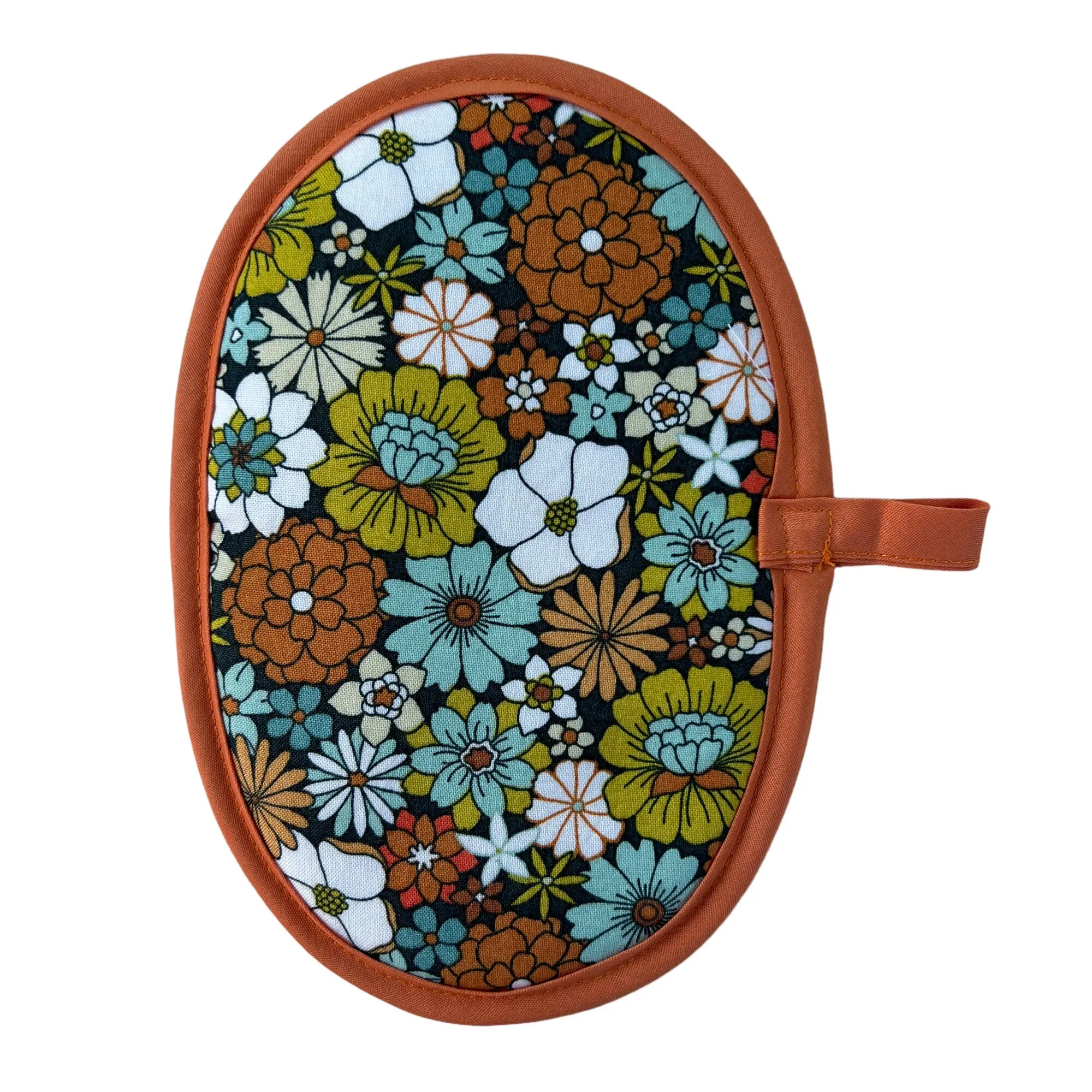 70's Flowers Mini Pincher Mitt