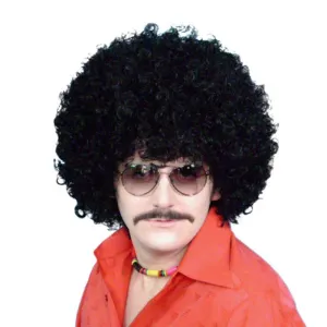 Afro 9" Black Wig