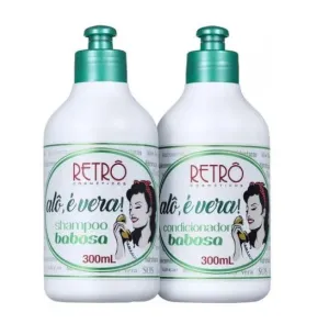 Alô É Vera! Babosa Aloe Vera Dry Hair Reconstruction Kit 2x300 - Retro Cosmetics