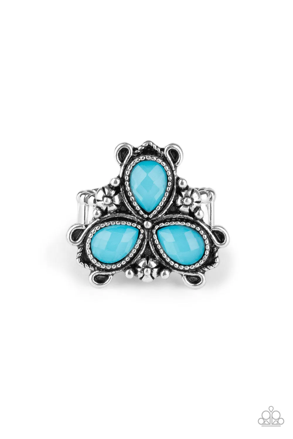 Ambrosial Garden Blue Ring
