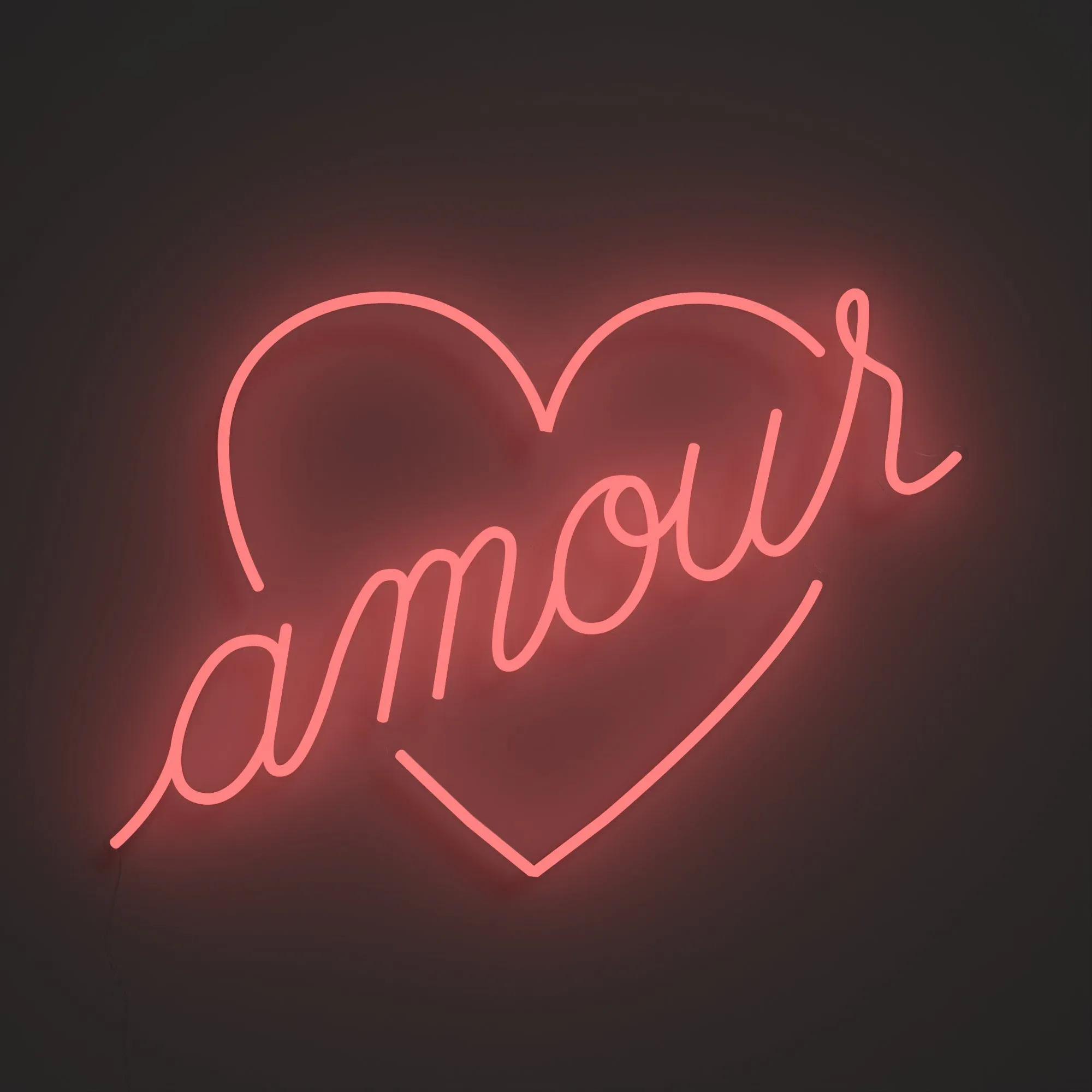 Amour by Jean André, LED neon sign