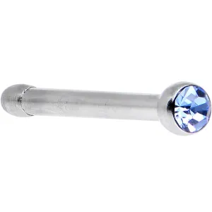 Aqua Nose Bone Created with Crystals