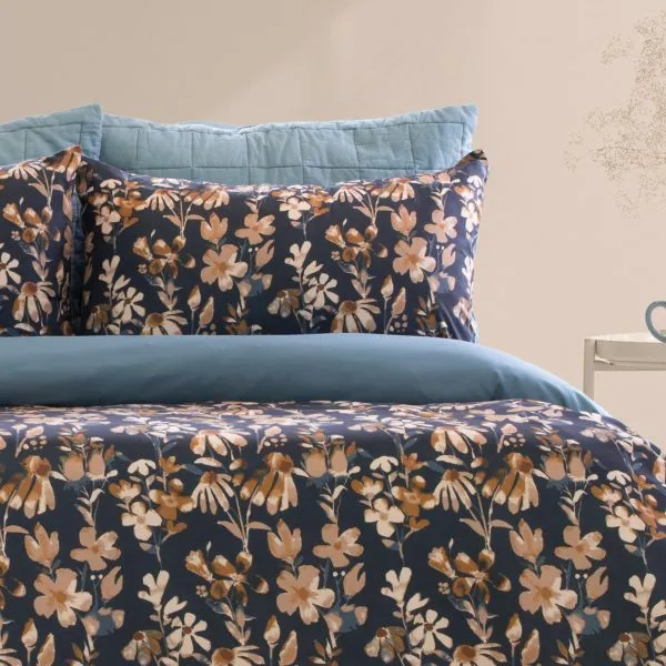 ARDOR BOUDOIR "Florentine" PRINTED MICROFIBRE QUILT COVER SET