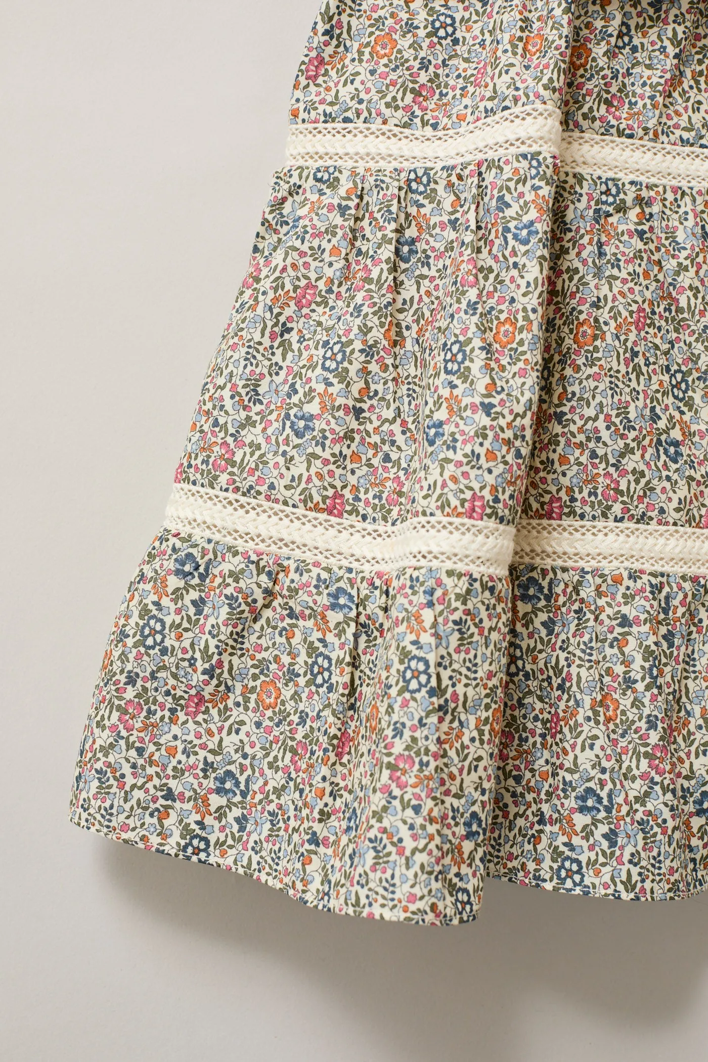 Baby Alba Dress Blue The Smallest Floral Liberty Print