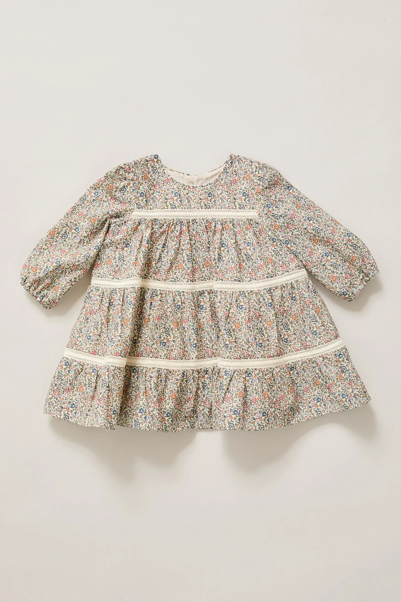 Baby Alba Dress Blue The Smallest Floral Liberty Print