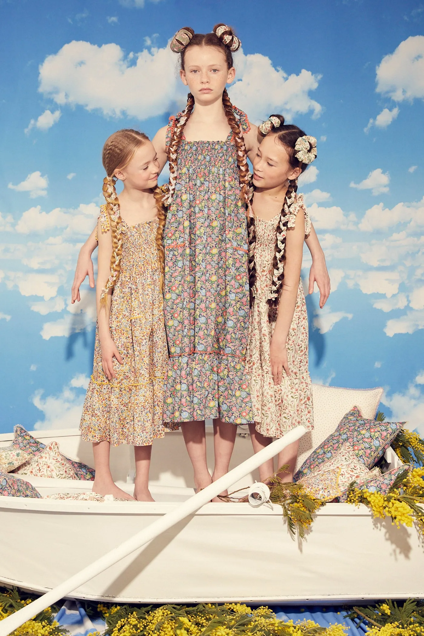 Bee Dress In Dream Bouquet Liberty Print