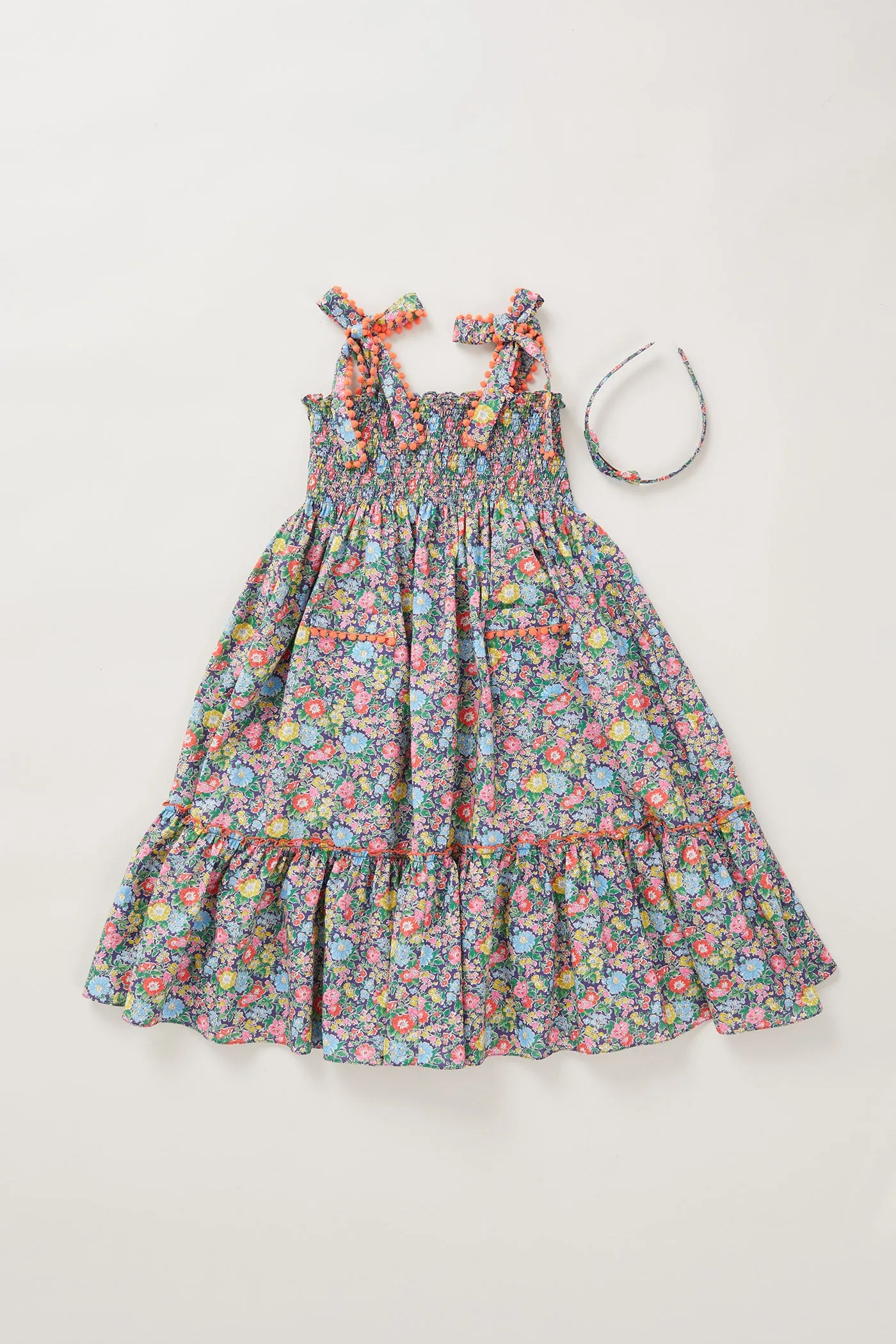 Bee Dress In Dream Bouquet Liberty Print