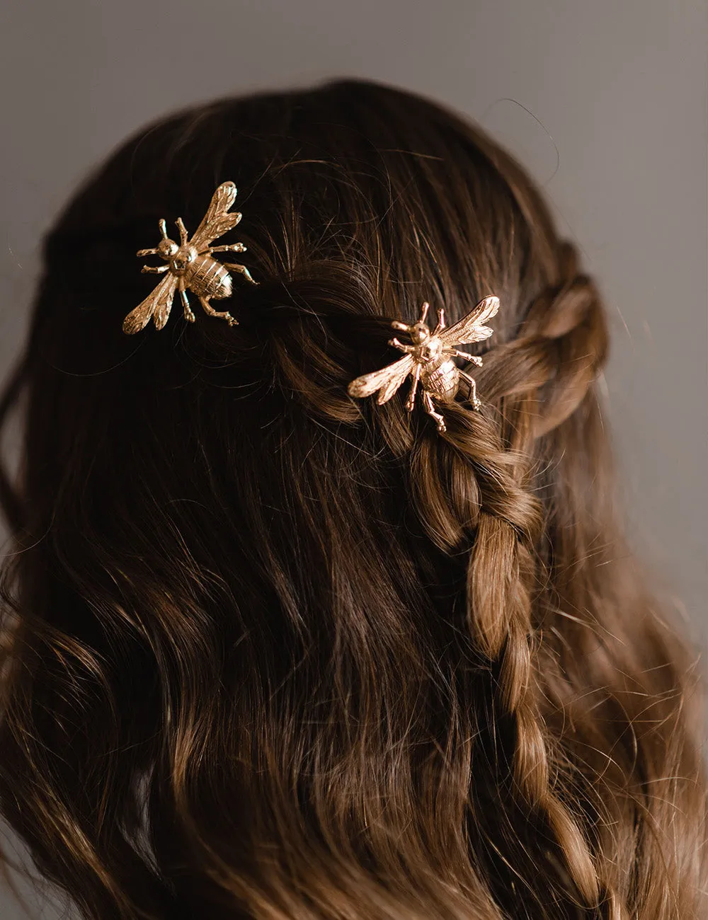 Bee Hair Pin - Silver