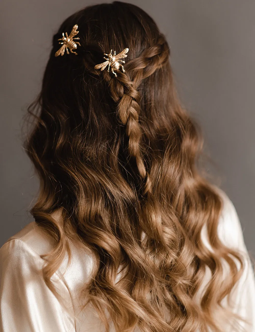 Bee Hair Pin - Silver