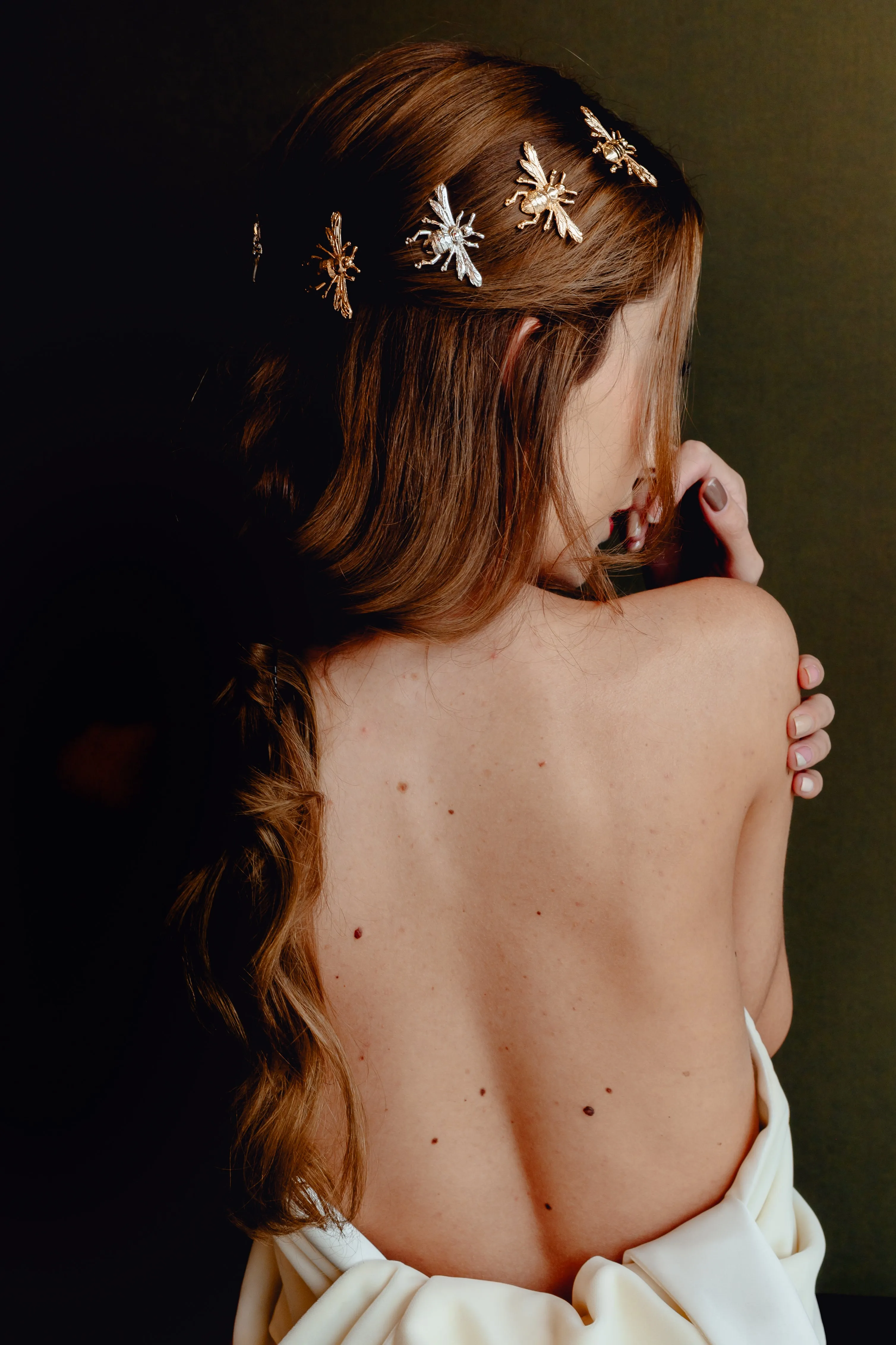 Bee Hair Pin - Silver