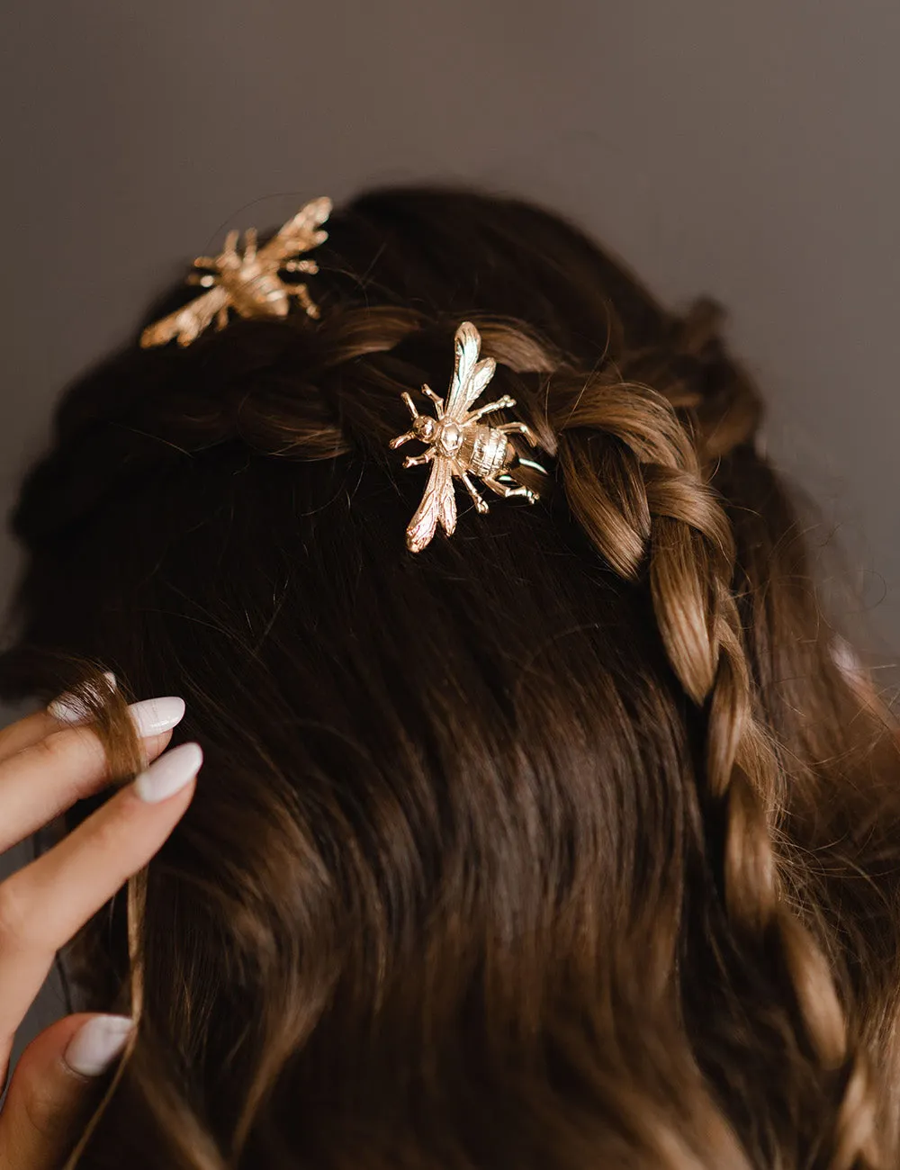 Bee Hair Pin - Silver