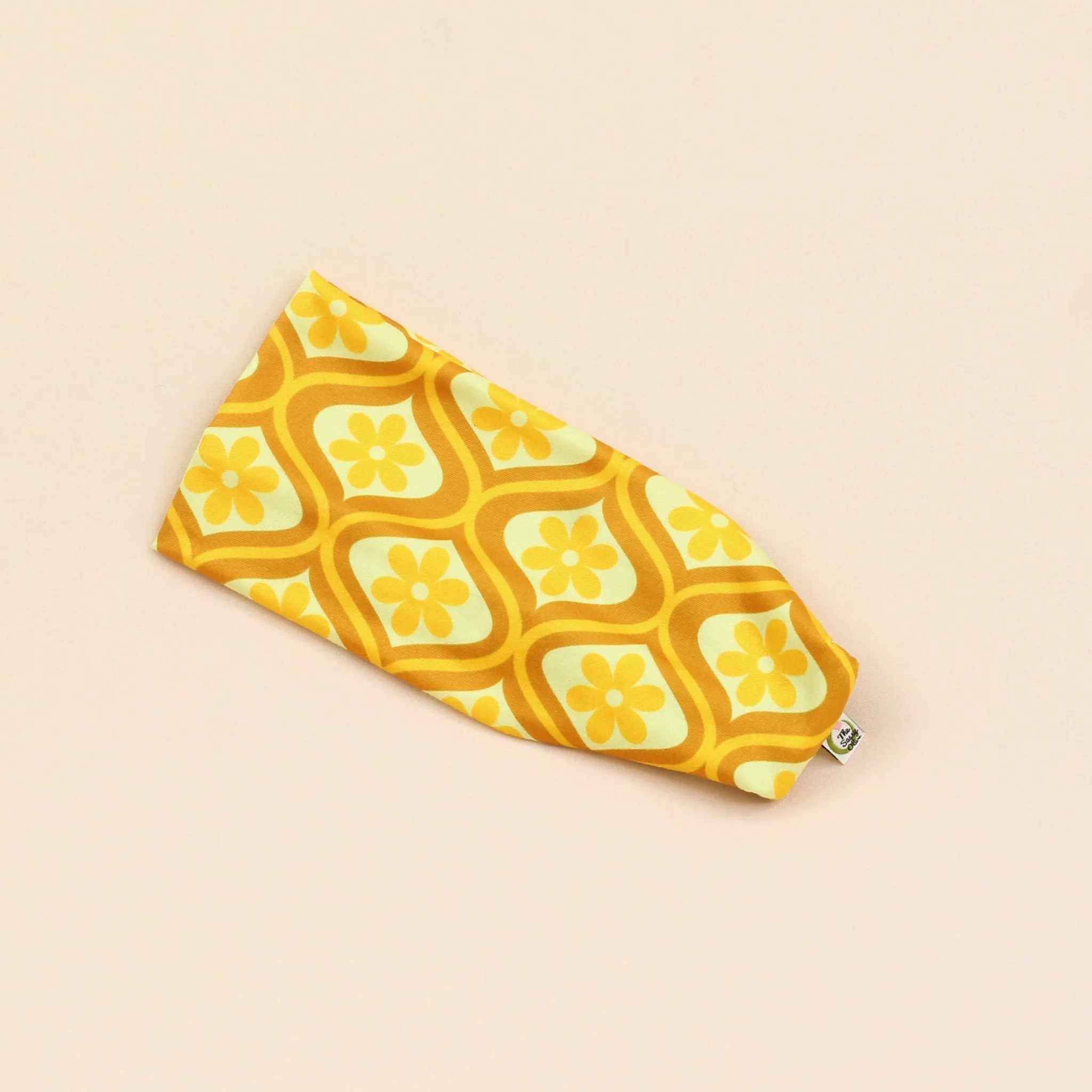 Bell Bottoms Retro Floral Stretch Headband