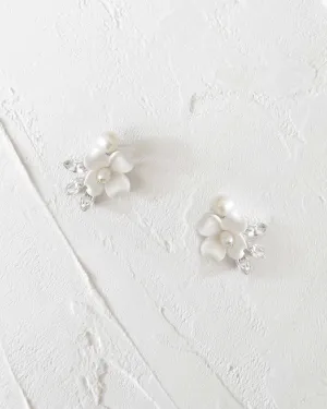 Belle Fleur Cluster Earrings