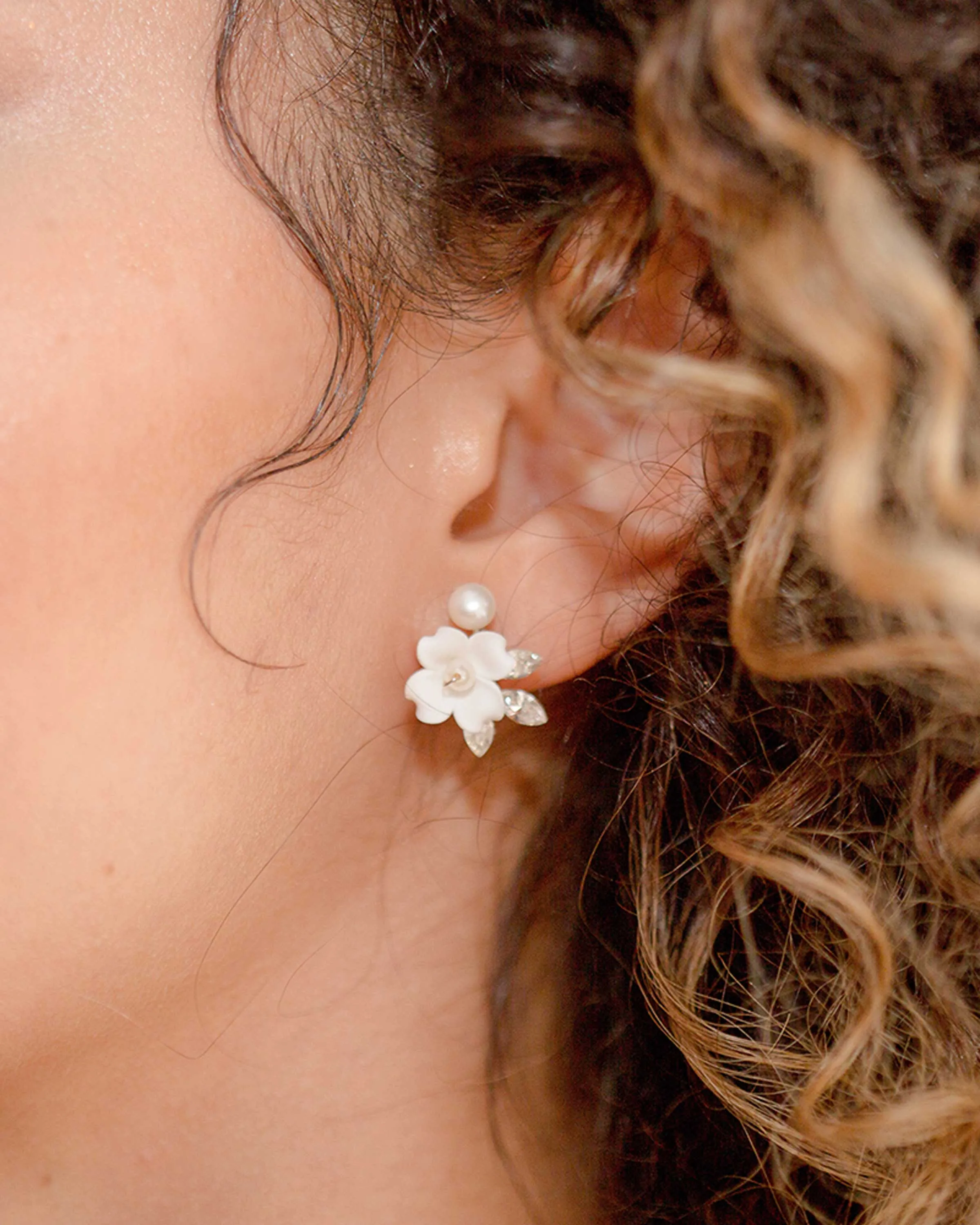 Belle Fleur Cluster Earrings