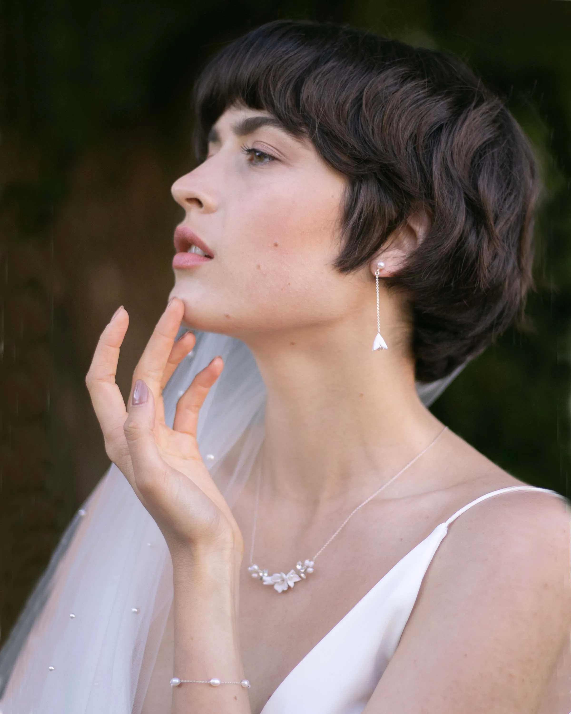 Belle Fleur Drop Jewelry Set