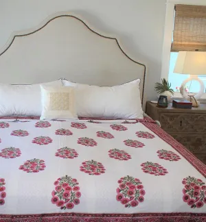 Block Print Floral Motif Dohar