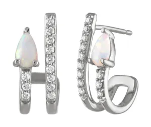 Boho & Mala Opal Sterling Silver Stud Earrings