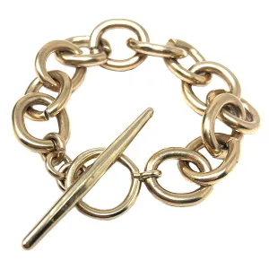 Bold Chunky Bronze Chain Link Bracelet