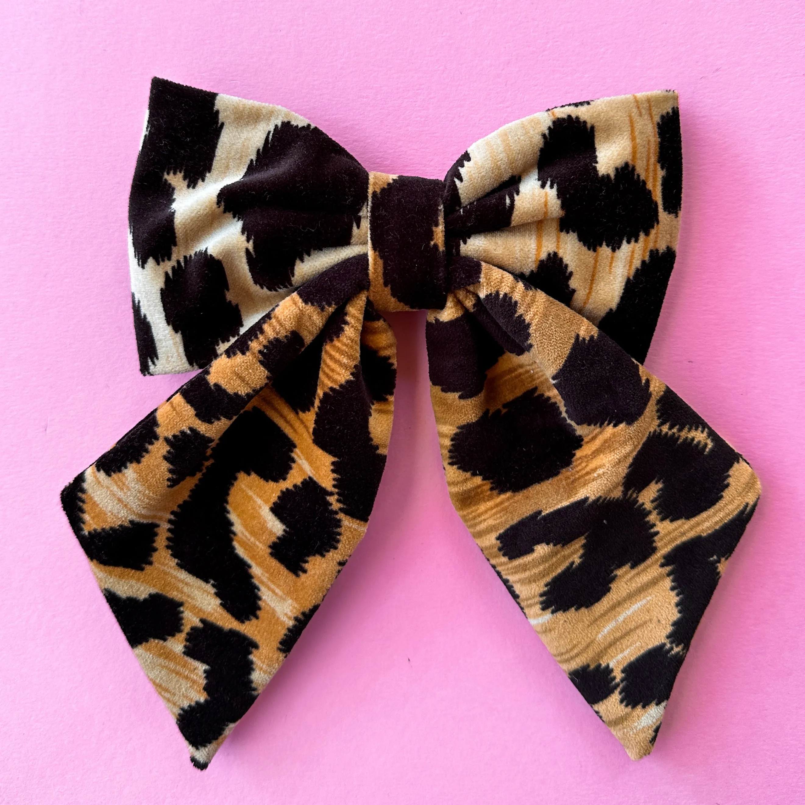 Bold Leopard Hair Bow