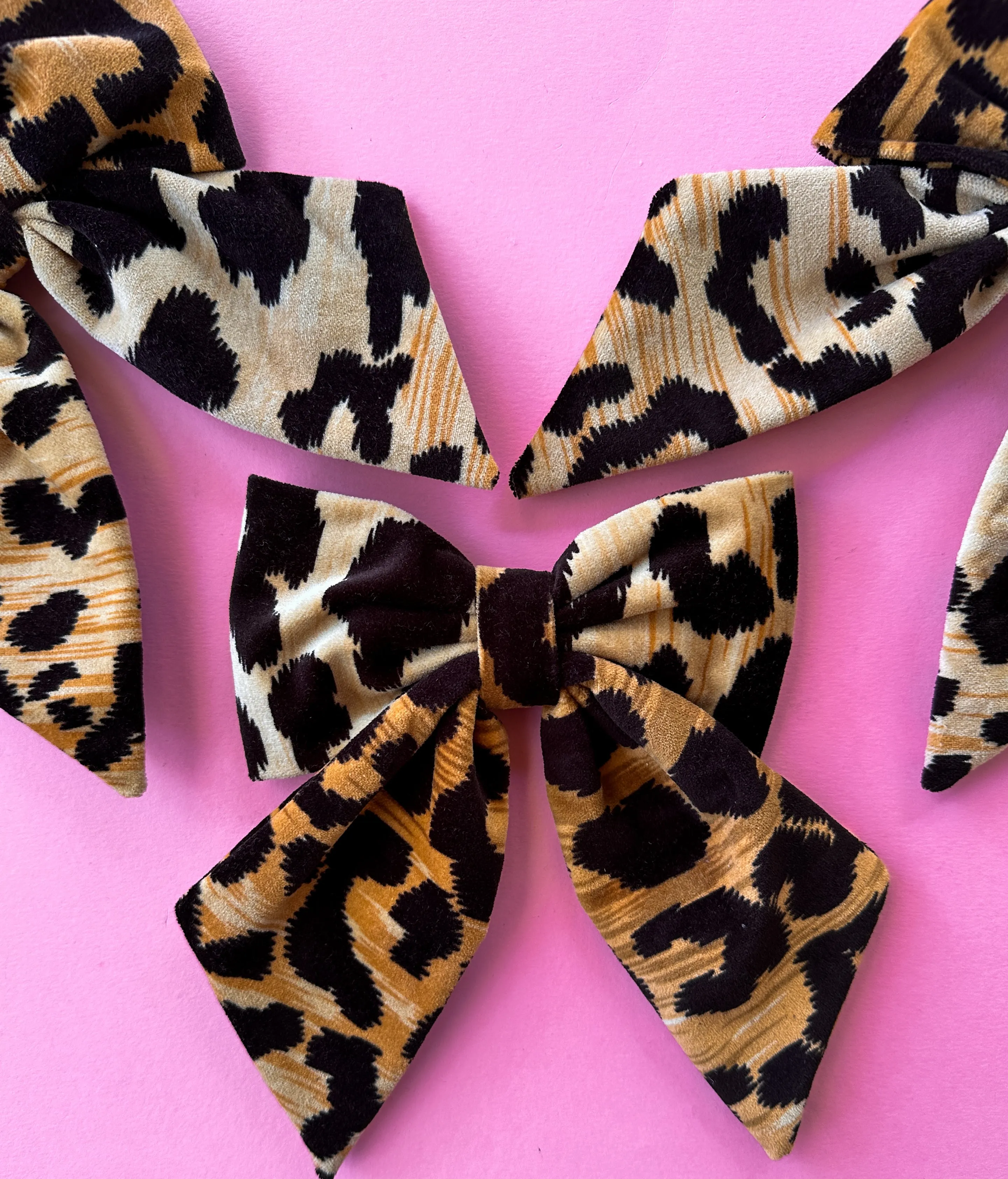 Bold Leopard Hair Bow